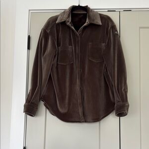Alo: Ribbed Velour Mountain Side Shacket